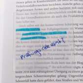 transparente Haftnotizen