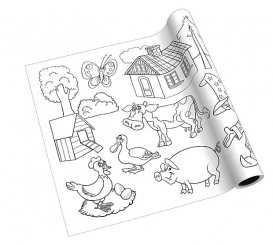 klebende Malrolle - "MIXED WORLD" 