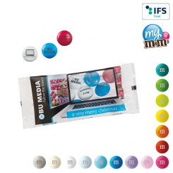 M&M's Bag in glasklarem Werbetütchen 
