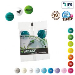M&M's Mini Bag in glasklarem Werbetütchen 