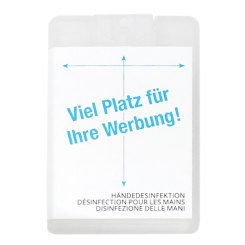 20ml Handdesinfektionsmittel antimikrobial liquid mani in Spraycard - BAG zertifiziert 