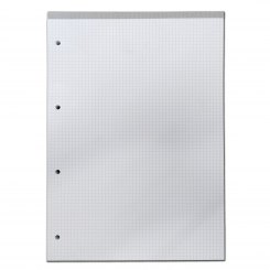 Schreibblock A4, Recycling, Fälzel grau 