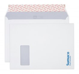 Briefkuverts C4 bedruckt - Fenster links 