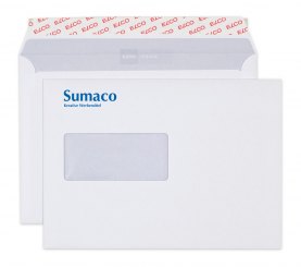 Briefkuverts C5 bedruckt - Fenster links 