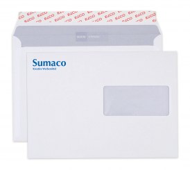 Briefkuverts C5 bedruckt - Fenster rechts 500 | 1 bis 4-farbig CMYK