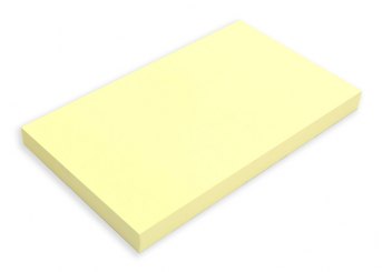 Hafti classic 125x75 mm, 100 Blatt, gelb pastell 