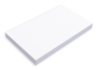 Hafti classic 125x75 mm, 100 Blatt, weiss 