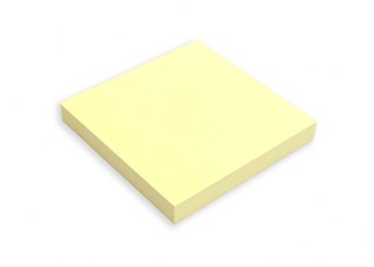Hafti classic 75x75 mm, 100 Blatt, gelb pastell 