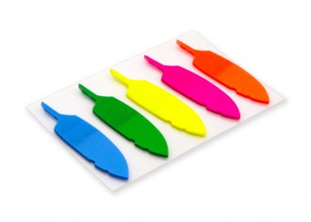 Indexmarker formgestanzt «Feder» 