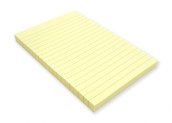 Haftnotiz 98x148mm liniert 