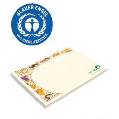 Haftnotizblock aus zertifiziertem Recyclingpapier 
