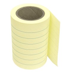 Haftrolle pastell gelb liniert 60mm 