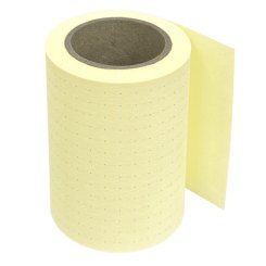 Haftrolle pastell gelb punktiert 60mm 