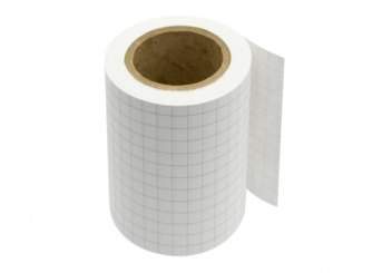 Haftrolle weiss kariert 60mm 