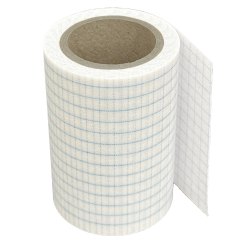 Haftrolle transparent weiss kariert 60mm 