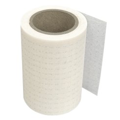 Haftrolle transparent weiss punktiert 60 mm 