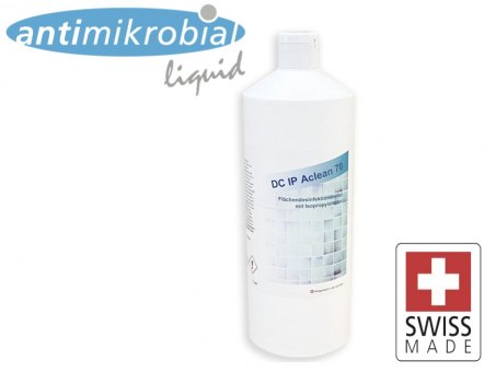 1 Liter Flächendesinfektionsmittel Antimikrobial "liquid" mit Klappdeckel BAG zertifiziert 