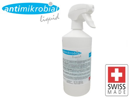 0.5 Liter Flächendesinfektionsmittel Antimikrobial "liquid" mit Sprayaufsatz BAG zertifiziert 
