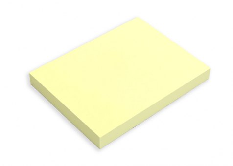 Hafti classic 100x75 mm, 100 Blatt, gelb pastell 