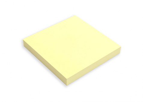 Hafti classic 75x75 mm, 100 Blatt, gelb pastell 