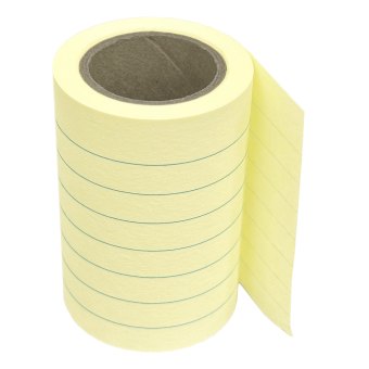 Haftrolle pastell gelb liniert 60mm 