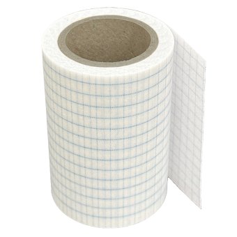 Haftrolle transparent weiss kariert 60mm 