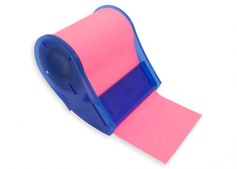 Haftnotiz Roller blau 3-teilig pink brillant