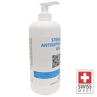 500ml Steril Antiseptic Gel mit Pumpaufsatz - BAG zertifiziert 